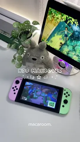 New Joycons - Beautiful Pastel Colors ! 💜💚 P.S. should I buy the Pink-Yellow one ? 🤭🫣 Took a long time to choose these colors, and now I’m really obsessed with how they blend in my room 😍 #nitendoswitch #nitendoswitcholed #animalcrossingswitch 
