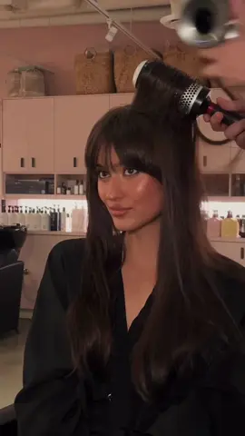 a little refresher🪄 @Chris Weber #haircut #bangs #hairtransformation #richbrunette #haircolor #hairtutorial 
