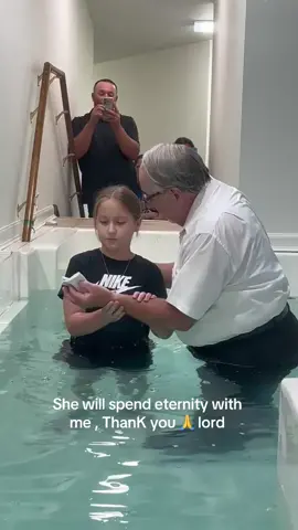 For as long as I can remember, my greatest fear has always been that my mistakes, my bad choices, and my failures would somehow affect my children. I worried that they wouldn’t recognize all the miraculous ways God has worked in the lives of Josh and me.But today, as I watched our last child being baptized, my heart was overwhelmed with an indescribable joy and peace. Being here, witnessing this precious moment, feels like a miracle.As parents, there is no greater reward than knowing our children have embraced salvation and that we will spend eternity together. The reassurance that our family will be united in heaven fills me with profound gratitude. God has always been so faithful to us, guiding us through every challenge and blessing us beyond measure.Today, I am deeply thankful. Thankful for God’s unwavering love, thankful for the gift of salvation, and thankful that we will all be together in heaven. My heart overflows with joy and peace, knowing our little girl has chosen to walk with Him. #salvation #Blessed #prayerchangesthings #LoveIsLove #unconditional-love #Godisgood #chooselife 