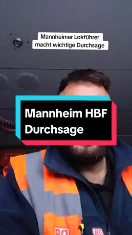 Bewirb dich jetzt bei der Deutschen Bahn als Lokführer.  https://db.jobs/de-de #mannheim #lokfüher #durchsage #fyp #lampertheim68 #poseidon68 