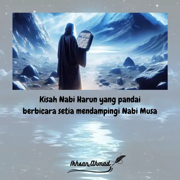 Nabi Harun adalah nabi ke-15. Beliau merupakan sepupu Nabi Musa. Orangtua mereka kakak beradik. Harun diangkat menjadi nabi untuk mendampingi Nabi Musa.  Dilansir buku Kisah Seru 25 Nabi & Rasul oleh M. Zaka Alfarisi pengangkatan Harun menjadi nabi atas permintaan Nabi Musa. #Allah #Rasulullah #Fyp 