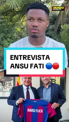 🔵🔴 ENTREVISTA EXCLUSIVA con ANSU FATI #ansufati #fcbarcelona #barça #barcelona #hansiflick 