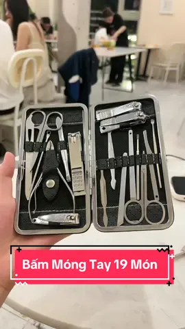 Bộ Dụng Cụ Chăm Sóc Cắt Tỉa Móng Tay 19 Món Làm Bằng Thép Không Rỉ Nhỏ Gọn Đựng Trong Bao Da Cao Cấp Chuyên Dụng Cho Các Chị Em Làm Nail💯✅ #xuhuong #thinhhanh #trending #viral #fyp #kimbammongtay19mon #homesmart99 