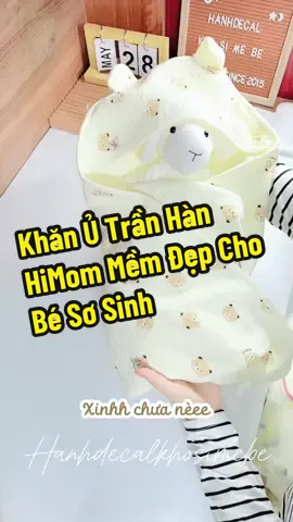 Dành cho các bé mới sinh hoặc dự sinh năm rồng 🐉🐉🐉. Một chiếc khăn ủ đa năng rất xinh đến từ nhà HiMom. Mom dùng quấn bé khi từ viện về, hoặc trong phòng, hoặc ra ngoài nha. Ngoài ra có thể làm chăn đắp hoặc gập gối cho con nữa đó 🥰 #khanuchobe #embedangyeu #dososinh #🐉 #emberong🐉 #mevabe #hanhdecal #xh 
