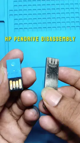 HP 32GB pendrive disassembly Not work Problem how to Open HP steel pendrive #hp #hppendrive #service #repair #DIY #memory 