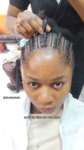 My hair stylist @ruthviashima does a good job always. 🥰 #charityekezie #tiktok_partner #tiktokforgood #braidstyles 