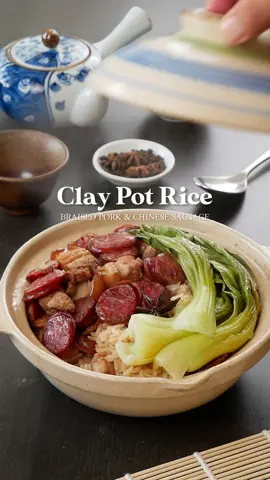 Clay Pot Rice with Braised Pork and Chinese Sausage #foodieph #Recipe #piliinmorinangpilipinas 