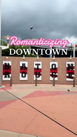 Romanticizing Downtown Baton Rouge! Fill up your days this summer with shows at the RC River Center 🎭 🎤 🌈 #batonrouge #downtown #lousiana #happypride #theatre #Summer 