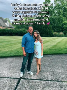 Thankful for so many amazing moments. Happy anniversary to my forever. #highschoolsweetheart #fyp #raisingteens #family #couplestiktok #couplegoals #18summers #momtok #family #anniversary #OOTD 