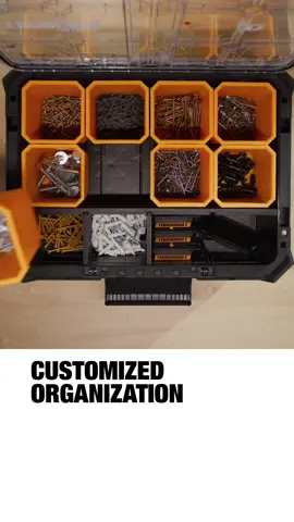 Since 2012, ToughBuilt has been committed to helping Pros “organize your tools, faster, and easier” so it’s no wonder our class leading organizers are already the winner of multiple industry awards. StackTech is a irksome support you can count on- whether you’re finally able to find that one bag of wood screws without scraping the bottom of the tool box, or enjoying a mid day break with a little SnackTech partition- we have you locked and loaded. Find the StackTech organizers in stores and online, restocking at Lowe’s nationwide all month and debuting in new retailers across the country, this fall! 