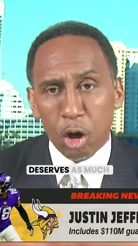 @stephenasmith says #CeeDeeLamb “doesn’t deserve as much or more than #JustinJefferson” in this WR market 📈 #NFL #JaMarrChase 