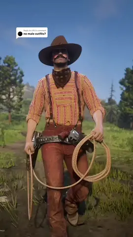 Replying to @LPFJ My first attempt at male outfits, my alt is onlt a level 29 😭  #rdo #reddeadonline #rdr2 #rdr2outfits #rdr2fashion #rdofashion #rdo2 #rdooutfits #rdocharacter #rdoedits #reddeadredemption2online #rdotiktok #redeadonlineclips 