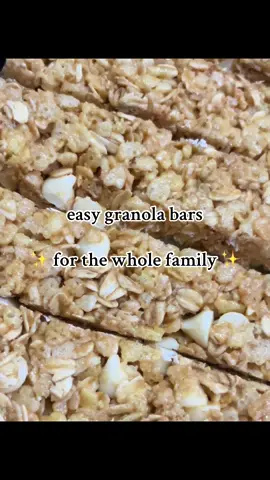 Another easy snack idea for the family, but most importantly ✨toddler approved✨ im tired of spending so much money on store bought granola bars so these are great and the best part they are so QUICK & EASY to make! These were inspired by @7 Days of Play #fypage #fypシ゚viral #creatorsearchinsights #easysnack #snackidea #toddlersnacks #familyfood #quickfood #EasyRecipe #grabandgosnack #granola #toddlersoftiktok #toddlermom #MomsofTikTok #snacksrecipe #kidsoftiktok #tiktokfoodie #tiktokfood 