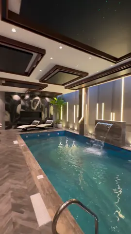 Discover this villa with marble features and an indoor pool! 🏡✨ #LuxuryVilla #MarbleInterior #IndoorPool #DreamHome #housegoals 