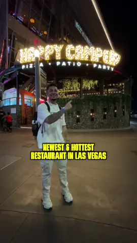 Happy camper pizza in Las Vegas is one of the newest and hottest restaurants. #Vegas #LasVegas 