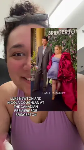 Okay this is by far my FAVE look on the tour! They look AMAZING! #bridgerton #bridgertonnetflix #polin 