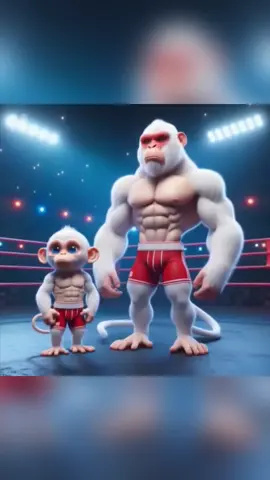 monkey King vs rhino #cutecat #aicat #poorcat #catlover #kitten #catsoftiktok 