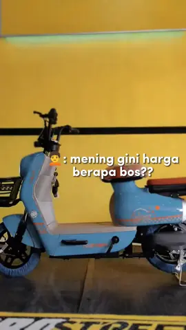 prostreet ice cream! dengan harga 4jutaan sudah dapet sepeda listrik se bagus ini dengan fitur terbarunya yakin gak mau cek out sekarang, yang bener aja rugi dong  minat hubungi admin 081331515354 #fyp #sepedalistrik #viraltiktok #promosivideotiktok 