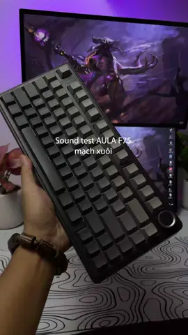 Sound test aulaf75 #banphimco #keyboard #aula #f75 #soundtest #asmr 