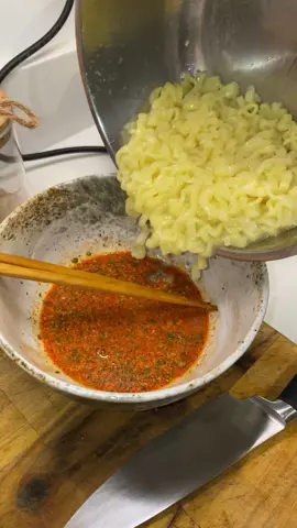 Would you use less water? #noodles #ramen #buldakramen 