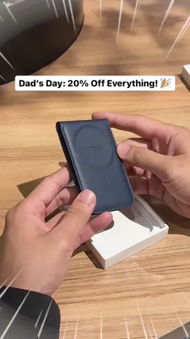 Upgrade Dad’s everyday carry with the EZMO! This slim, vegan leather wallet attaches magnetically to your iPhone, storing up to 5 cards and doubling as a stand for hands-free viewing. Made with high-quality materials, it’s the perfect blend of style and functionality. Use code GIFT20 for 20% off this Father’s Day #fathersdaygifts #magsafe #wallet #applelover #Lifestyle #everydaycarry #amazonfinds 