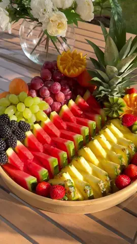 Fruits platter #art #foodtiktok #Recipe #foryou #fyp #explore #funny 