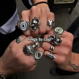 y2k rings to cop #accessories #rings #ringformen #ring #fypage #tiktokfinds #y2k #punk 