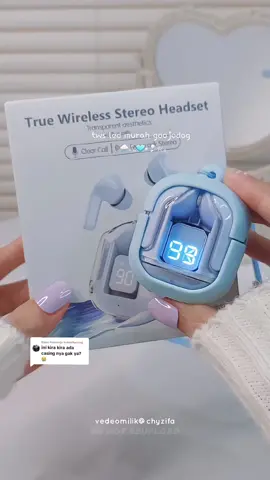 Membalas @kontolkacungada ya kk pilih variasi case + strap😍 #tws #twsbluetooth #twsmurah #twsleddisplay #earphones  #earbudswireless #goojodoq #promoguncang66 #racuntiktok 