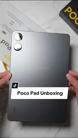 Unboxing the Poco Pad! The price is also super affordable at $329 - 12.1” 120Hz 2.5K Display - Snapdragon 7s Gen 2 Mobile Platform  - 10000mAh Battery - 33W Wired Charging - Xiaomi Hyper OS - Quad Speakers  - 8GB RAM - 256 GB Storage - 8MP Rear Camera @POCO.Global  Would you get this tablet?