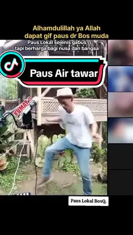 Paus Lokal BosQ..  #sultan #paus #hiburan #videongakak 