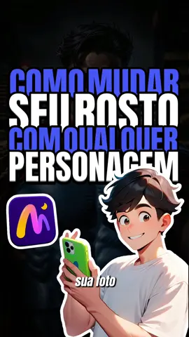 Como Mudar de Rosto Com Personagem de Filmes/Serie Usando Inteligência Artificial! . #tipsandtricks #techtok #ai #theboys #app #techtips 