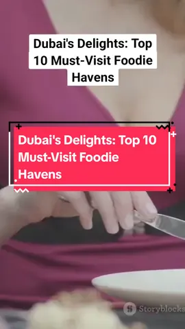 Calling all foodies! Dubai is a paradise for your taste buds, and here are the top 10 must-visit spots to tantalize your cravings!  #dubaifoodie  #FoodTok  #fyp  #dubai @Dubai food @Dubaifood @Dubai food #foodtiktok 