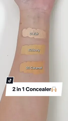 Gak ribet nyari puff lagi pas pake concealer, karna concealer Hanasui udah 2 in 1 applicator🙌🏼🥰 #Hanasui 
