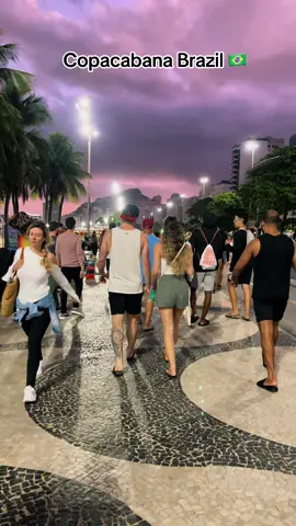 Copacabana Rio De Janeiro Brazil Walking #brazil #copacabana #riodejaneiro 