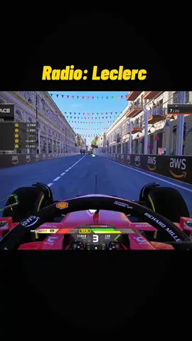 Radio Charles Leclerc en F1 24 #f1 #f124 #f12024 #ferrari #charlesleclerc #leclerc #scuderiaferrari #Motorsport #simracing #redbullracing 