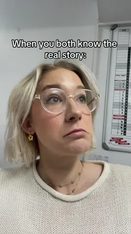 How I look over to my teacher bestie when a kid tells us why they werent in class 🤣🤣 #school #teacher