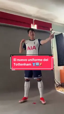 👕🆕 ¡EL NUEVO UNIFORME DE TOTTENHAM!  Los Spurs ya presentaron su nueva jersey para la temporada 2024/25 🤩 Incluso ya la presume Heung-Min Son, la estrella del equipo 🇰🇷🧨 ¿Te gustó? 👏 🎥: TW/SpursOfficial  #LigaPremierTD #tottenham #tottenhamhotspur #heungminson #PremierLeague 