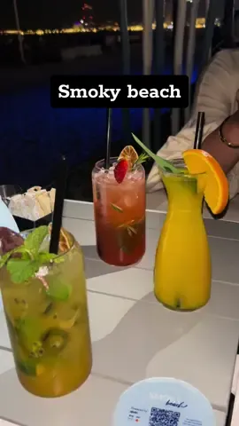 Smoky beach #dubai #food #beach 