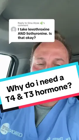 Replying to @Gina Alyse 🌿 are you taking these two types of medications, do you know why. Did your doctor tell you why your body isn’t able to convert T4 into T3? Or did they just prescribe you the medication and send you on your way. The question tou should be asking isn’t is it OK, it should be why do I need these to begin with. Once you figure that out have a chance of getting your life back?  #fyp #foryou #viral #thyroidhealth #nutrition #hashimotos #hypothyroidism 