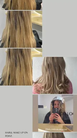 VORHER | NACHHER#blondehair #blond #babylights #onpoint #babylights #vorhernachher #hairstyle #haircut #newone 