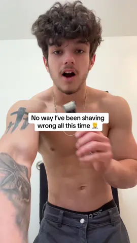 It’s impossible to cut the mcnuggets #hair #shaving #shavingtips #hairtrimmer #hygiene #FathersDay 