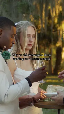 Communion how we thank the Lord and remember his sacrifice for us as the first act of worship as husband and wife. The communion wine symbolizes the covenant by which Christ receives his Bride. #christianrelationships #christianmarriage #communion 