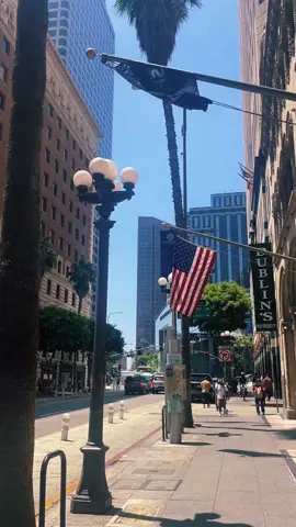 Good morning U.S 🫡☀️ #viral #viralvideo #fyp #foryoupage #la #losangeles #downtown #california #weather #usa #view 