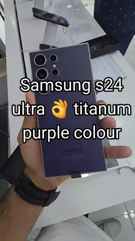 Samsung s24 ultra 👌 titanum purple colour  #panzerglass  #SamsungS24ultra #saudiarabia #bahrain 
