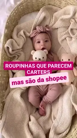 💖A Elite da Shopee que é as queridinhas das mamães.💙💖 💞Note a qualidade das peças semelhantes da Carter's. 🛍️ Peça o seu enxoval completo aqui 🧡  🛍️ Link no Instagram 👉🔗@ofertasdamaetekinha_ #maternidade #cuponsdedesconto #comprenashopee #ofertarelampago #compraonlinesegura #economia #gravidinha #enxovaldebebe  #carters 