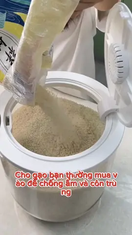 Xô đựng Gạo chống côn trùng #thungdunggaochongcontrung #xuhuong 