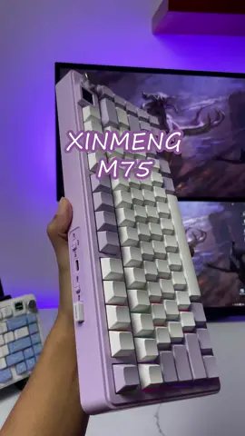Bàn phím cơ không dây Xinmeng M75 #banphimco #keyboard #soundtest #asmr #xinmeng 