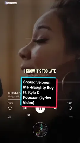 SONG: Should've been Me ARTIST: Naughty Boy Ft. Kyla & Popcaan's (Lyrics Video)  #shouldvebeenme #kyla #popcaan  #mashup  #riddim #raggae #jamaicantiktok🇯🇲viral #jamaicanmusic #dmontylyrics #lyricsmonstar #lyrics #Lyricsvideo #afrobeat #africanmusic  #concert #lyrics #trend #fyp #viral #foryou #rnbmusic #rnb 