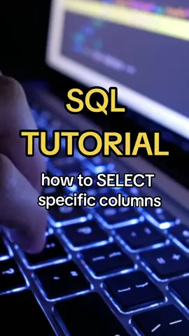 SQL Tutorial - how to SELECT specific fields only #sql #sqlquery #select #learntocode #codingtutorial #databases #beginnersguide #codinglife 