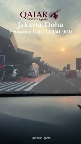 Jakarta to Doha with #qatarairways #aviation #airbus #a350 #airport #aircraft #travelvlog 